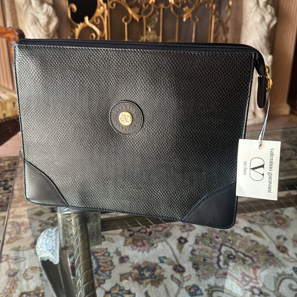 Valentino Garavani unisex NEW with tag Leather 11.5” x 9” x 2”